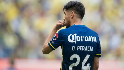 Oribe Peralta, delantero del América. Foto: Mexsport.