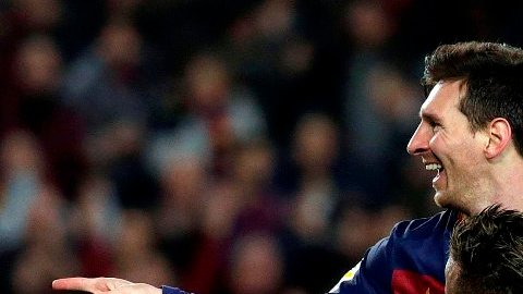 Messi otra vez a un paso de hacer historia en el futbol español.