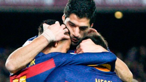El tridente está mejor que nunca. Neymar, Messi y Suárez la rompen.