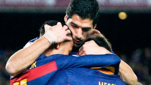 El tridente está mejor que nunca. Neymar, Messi y Suárez la rompen.