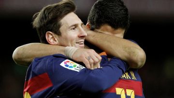 Messi guió al Barcelona en la goleada al Celta.