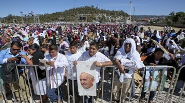 Chipas recibe al papa Francisco.