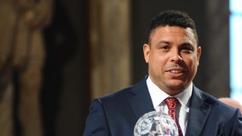 Ronaldo Luiz Nazario de Lima es reconocido en Italia.