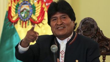 Evo Morales, presidente de Bolivia expresó su interés por conocer a su hijo.