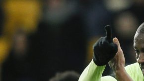 Yayá Touré festeja su gol ante el Dynamo de Kiev en Champions.