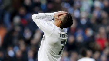 Cristiano Ronaldo, la viva cara de la frustración en el Real Madrid.