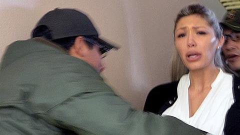 Pareja de Evo Morales