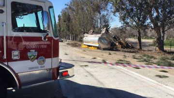 El accidente obligó a cerrar la I-10 entre Cherry y Citrus, en San Bernardino.