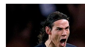 Edinson Cavani y Chicharito