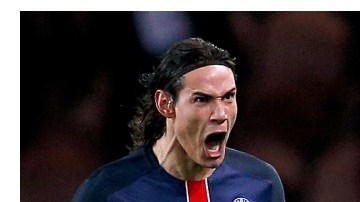 Edinson Cavani y Chicharito