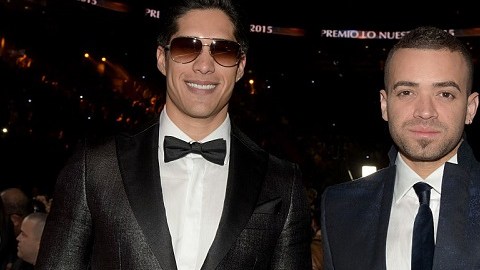 Ellos son el dúo venezolano Chino y Nacho. Nacho, en la der., ha sido un fuerte crítico del gobierno venezolano.