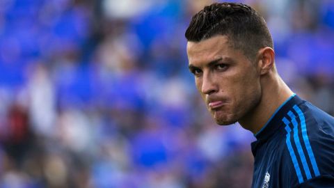 Varios aficionados del Málaga se burlaron de CR7, antes de que cobrara el penal.
