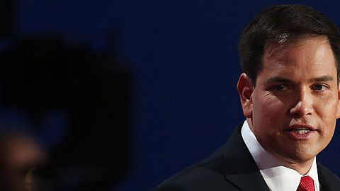 Marco Rubio quien perdió mucho terreno en New Hampshire, dijo a sus seguidores: "yo soy responsable, pero no volverá a ocurrir". Foto: Win McNamee/Getty Images