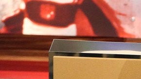 El trofeo Vince Lombardi al ganador del Super Bowl 50.