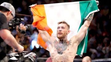 El irlandés Conor McGregor, el peleador de moda de las artes marciales mixtas.