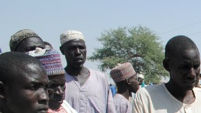 Desplazados internos en el campo de Dikwa (Nigeria).