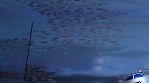 Los robots de "Star Wars" que subieron al escenario como si fueran tres presentadores.