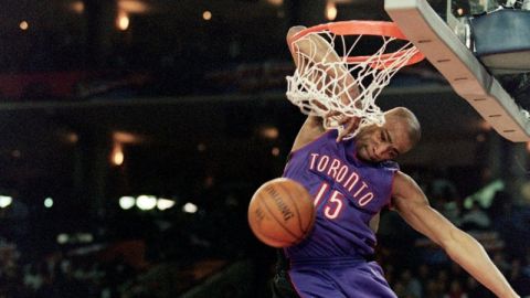 El célebre 'Molino de viento' de Vince Carter en el Slam Dunk contest del 2000.