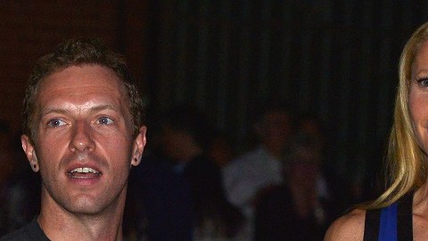 El cantante Chris Martin y Gwyneth Paltron en un evento juntos cuando eran marido y mujer.