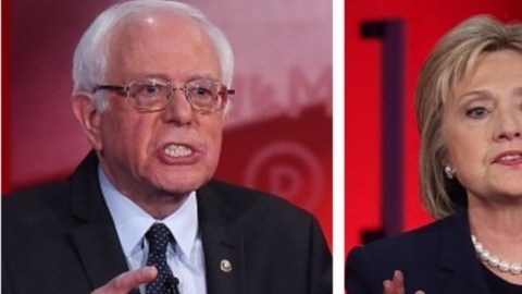Bernie Sanders y Hillary Clinton.