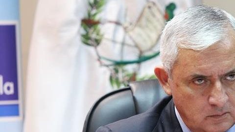 El expresidente guatemalteco Otto Pérez Molina.