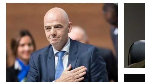 Gianni Infantino, Joao Havelange y Joseph Blatter