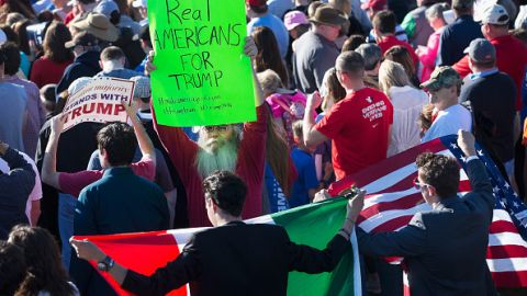 Donald Trump Holds Campaign Rally In Alabama Ahead Of Super Tuesday