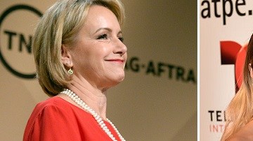 La actriz Gabrielle Carteris
es la vice presidenta ejecutiva del SAG-AFTRA, sindicato que busca proteger los salarios y derechos de actores de habla hispana como Kimberly Dos Ramos y Eugenio Siller.