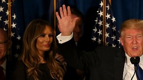 Donald Trump Holds New Hampshire Primary Night Gathering In Manchester