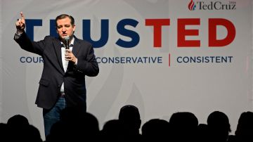 El aspirante a candidato presidencial republicano Ted Cruz