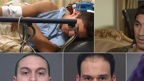 Karam Jarrah, de 17 años, fue apuñalado en Huntington Beach.