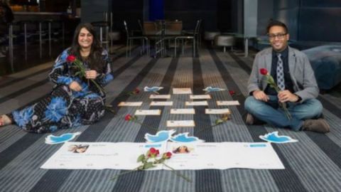 Sumita Dalmia conoció a su pareja Anuj en Twitter.