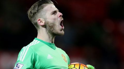 David de Gea se erigió en figura en el duelo frente al Liverpool de Europa League.