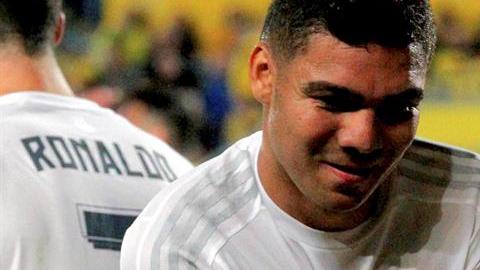 Pero el gusto solo le duró dos minutos a Las Palmas cuando apareció Casemiro en otro tiro de esquina / EFE