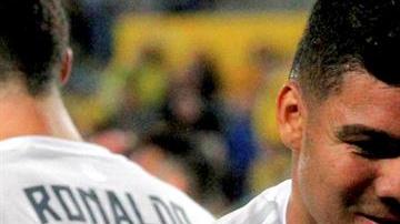 Pero el gusto solo le duró dos minutos a Las Palmas cuando apareció Casemiro en otro tiro de esquina / EFE