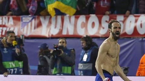 Juanfran fue el que marcó la diferencia en esta jornada de Champions.
