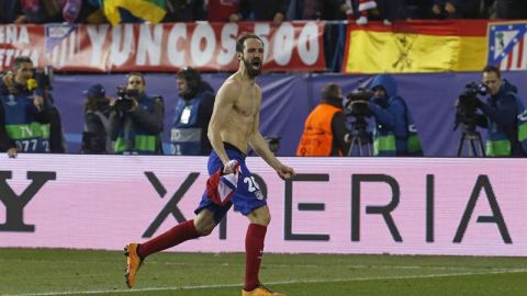 Juanfran fue el que marcó la diferencia en esta jornada de Champions.