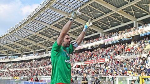 Gianluigi Buffon, el mítico arquero italiano.