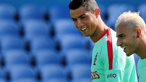 Cristiano Ronaldo y Ricardo Quaresma