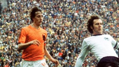 Johan Cruyff y Franz Bekcenbauer