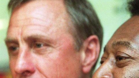 Johan Cruyff y Pelé