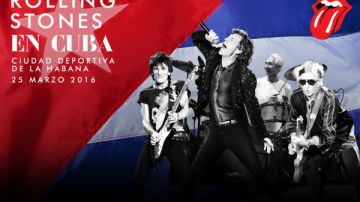 En su página web oficial, The Rolling Stones anuncian así su concierto en Cuba.