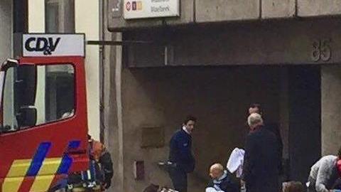 Se intensifica la seguridad tras las explosiones en Bruselas.