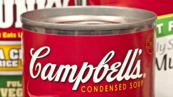 Campbell utiliza bisfenol A para recubrir el interior de sus latas de sopa desde hace 40 años.