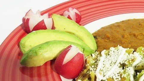 Chilaquiles con carne
