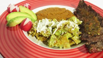Chilaquiles con carne