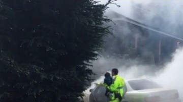 El incidente fue captado en video.