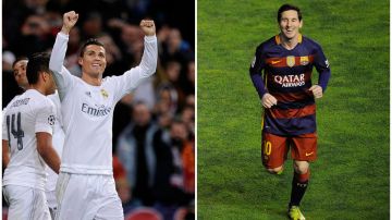 Cristiano Ronadlo y Messi se han mostrado muy efusivos al momento de celebrar un gol frente al máximo rival.