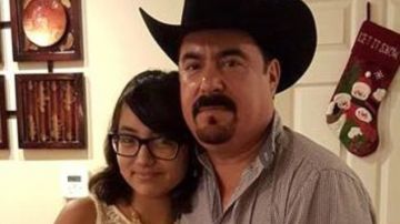 El difunto César Vladimir Coronado y su hija Adriana Coronado, secuestrada el pasado 13 de marzo.