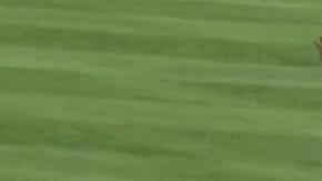 ¿Confusión, estrategia? La jugada culminó en un doble play para los Angels.